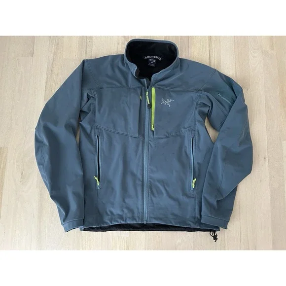 ARC'TERYX Gamma MX Blue Softshell Fleece Lined Jacket 2014 Sz Medium Gorpcore - Picture 1 of 11